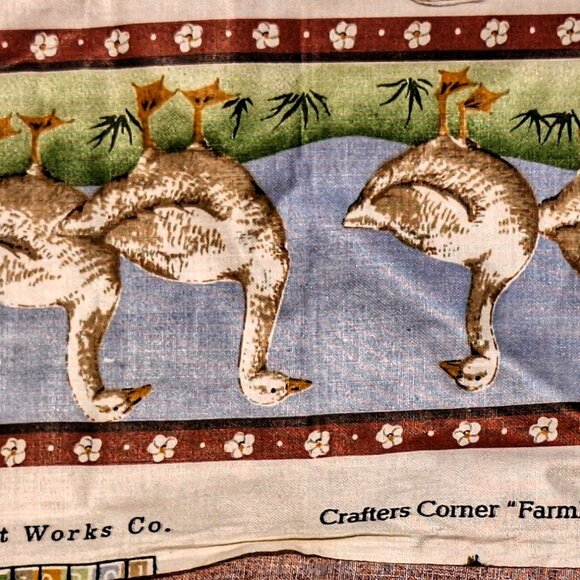 Cut & Sew Apron Farmhouse Collection Fabric Panel New - Picture 3 of 6